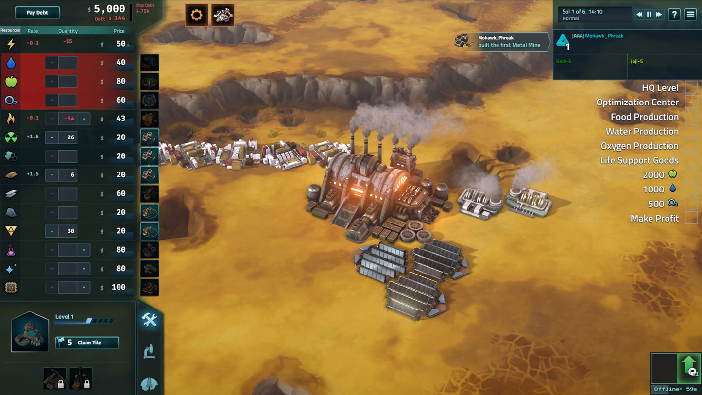 Offworld Trading Company - Limited Supply Steam Key GLOBAL   - Stardock Entertainment [Email/Instant Delivery]