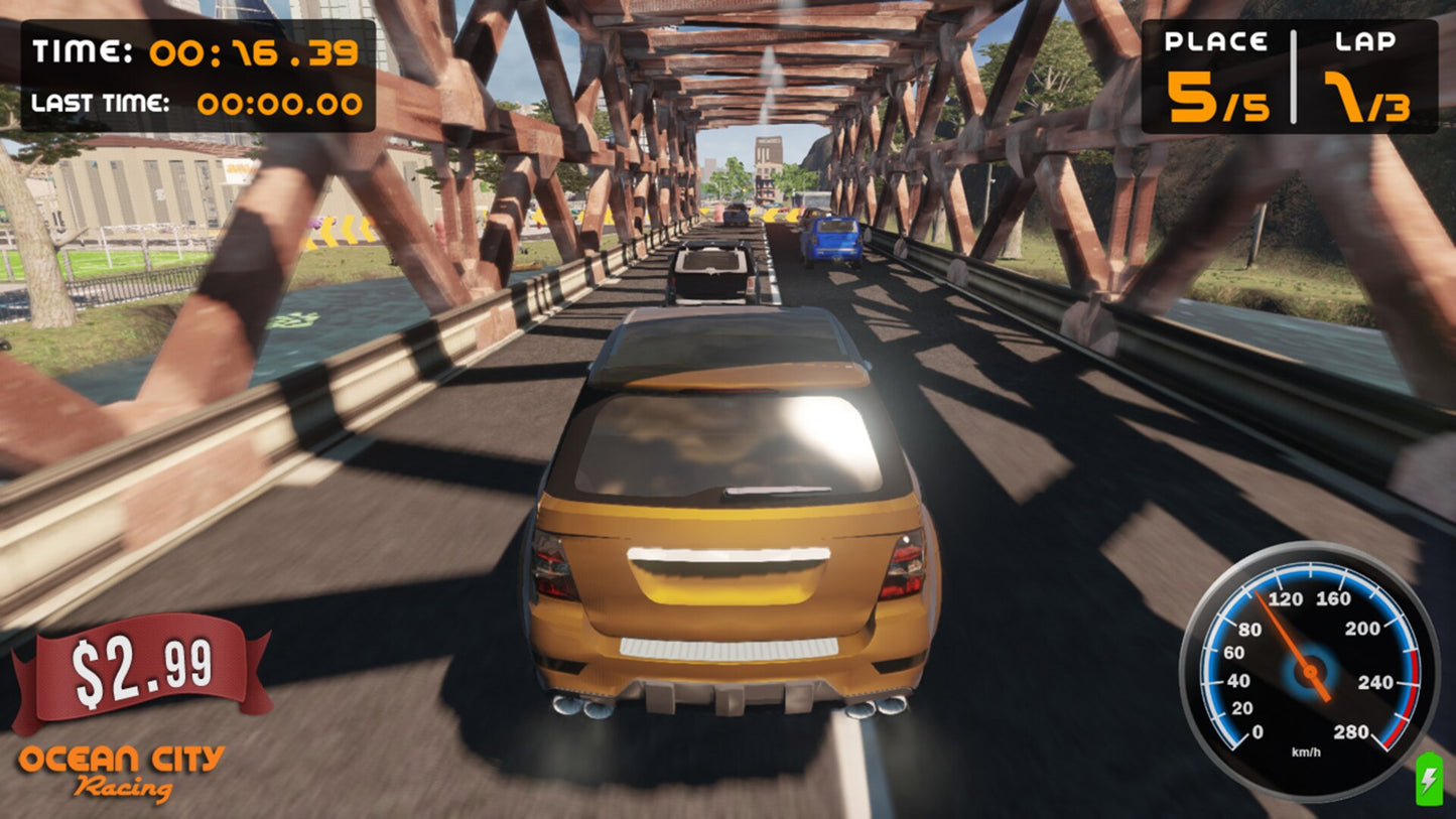 OCEAN CITY RACING: Redux (PC) - Steam Key - GLOBAL  [Email/Instant Delivery]