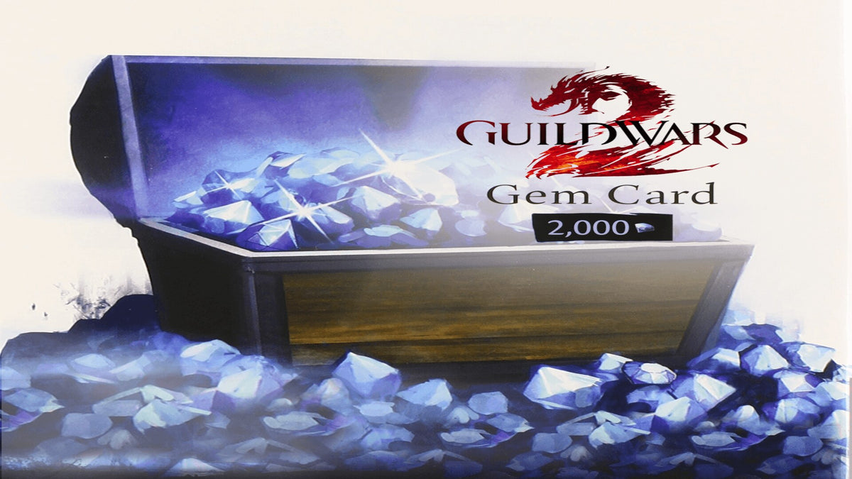 Guild Wars 2 GAMECARD 2000 Gems - NCSoft Key - GLOBAL  [Email/Instant Delivery]