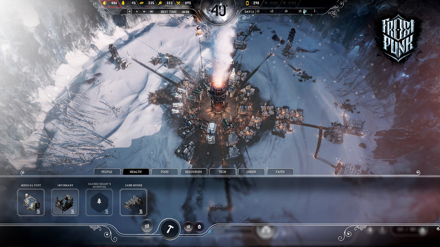 Frostpunk (PC) - Steam Key - GLOBAL   - 11 bit studios [Email/Instant Delivery]