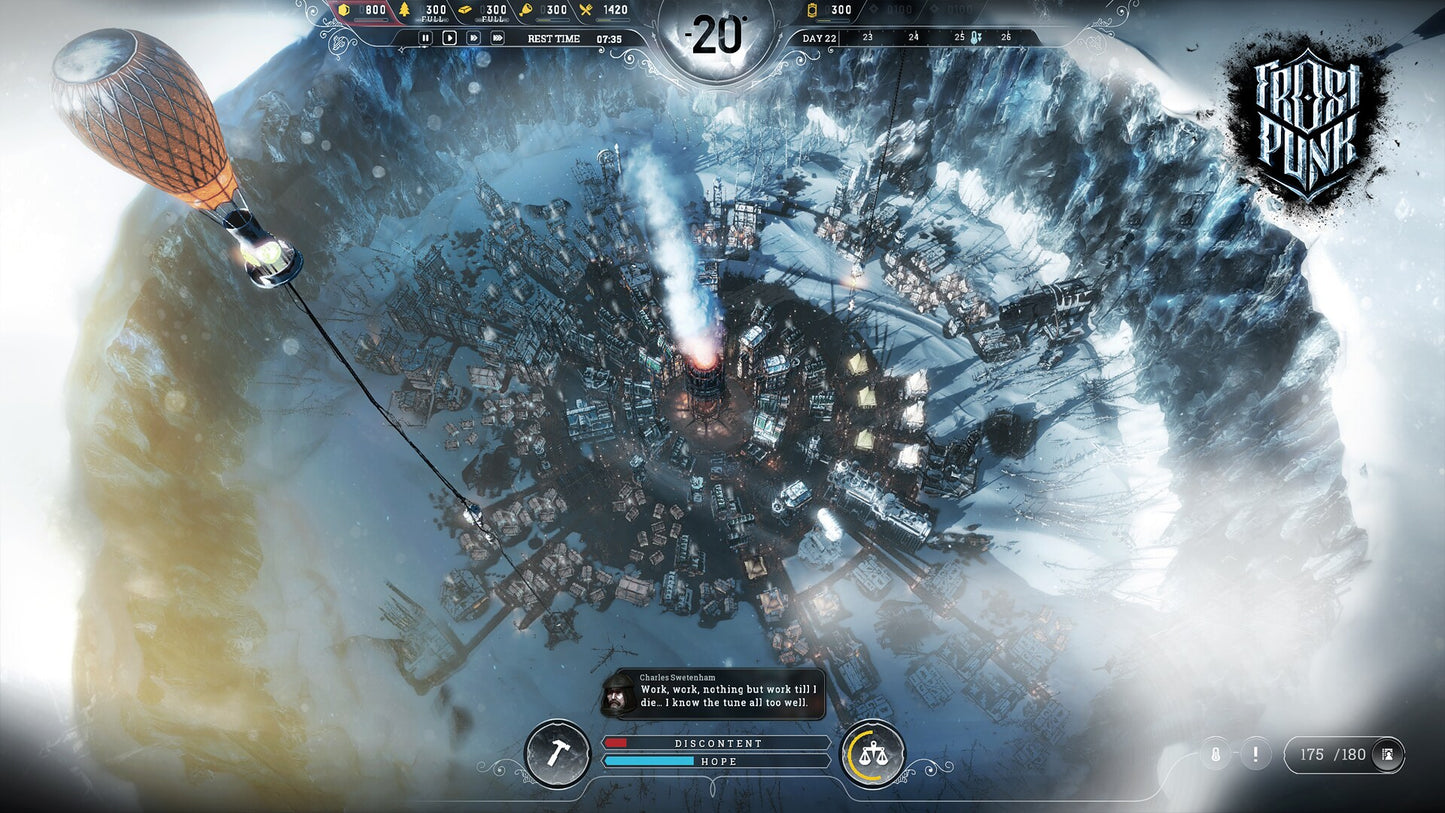 Frostpunk (PC) - Steam Key - GLOBAL   - 11 bit studios [Email/Instant Delivery]
