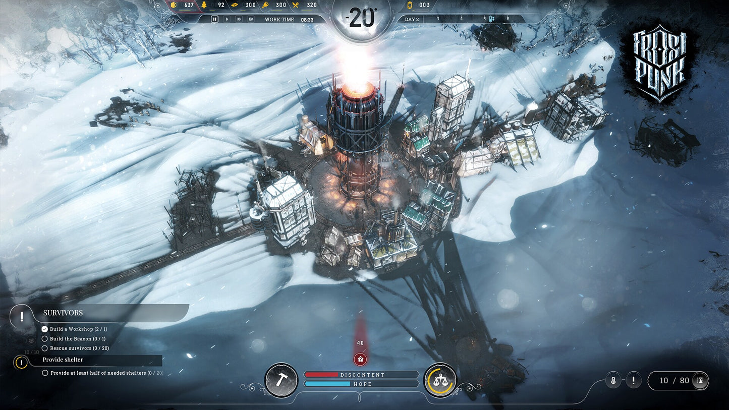 Frostpunk (PC) - Steam Key - GLOBAL   - 11 bit studios [Email/Instant Delivery]