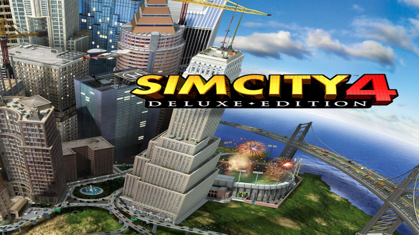 SimCity 4 Deluxe Edition (PC) - Steam Key - GLOBAL   - Aspyr (Mac) [Email/Instant Delivery]