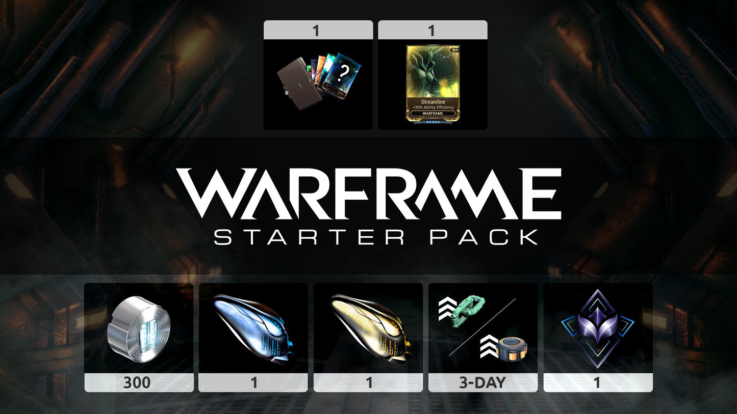 Warframe: Starter Pack (PC) - Warframe Key - GLOBAL   - Digital Extremes [Email/Instant Delivery]