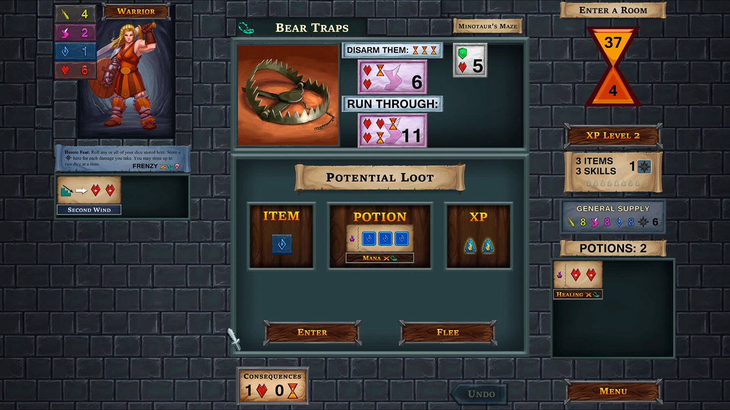 One Deck Dungeon Steam Key GLOBAL   - Handelabra Games Inc. [Email/Instant Delivery]