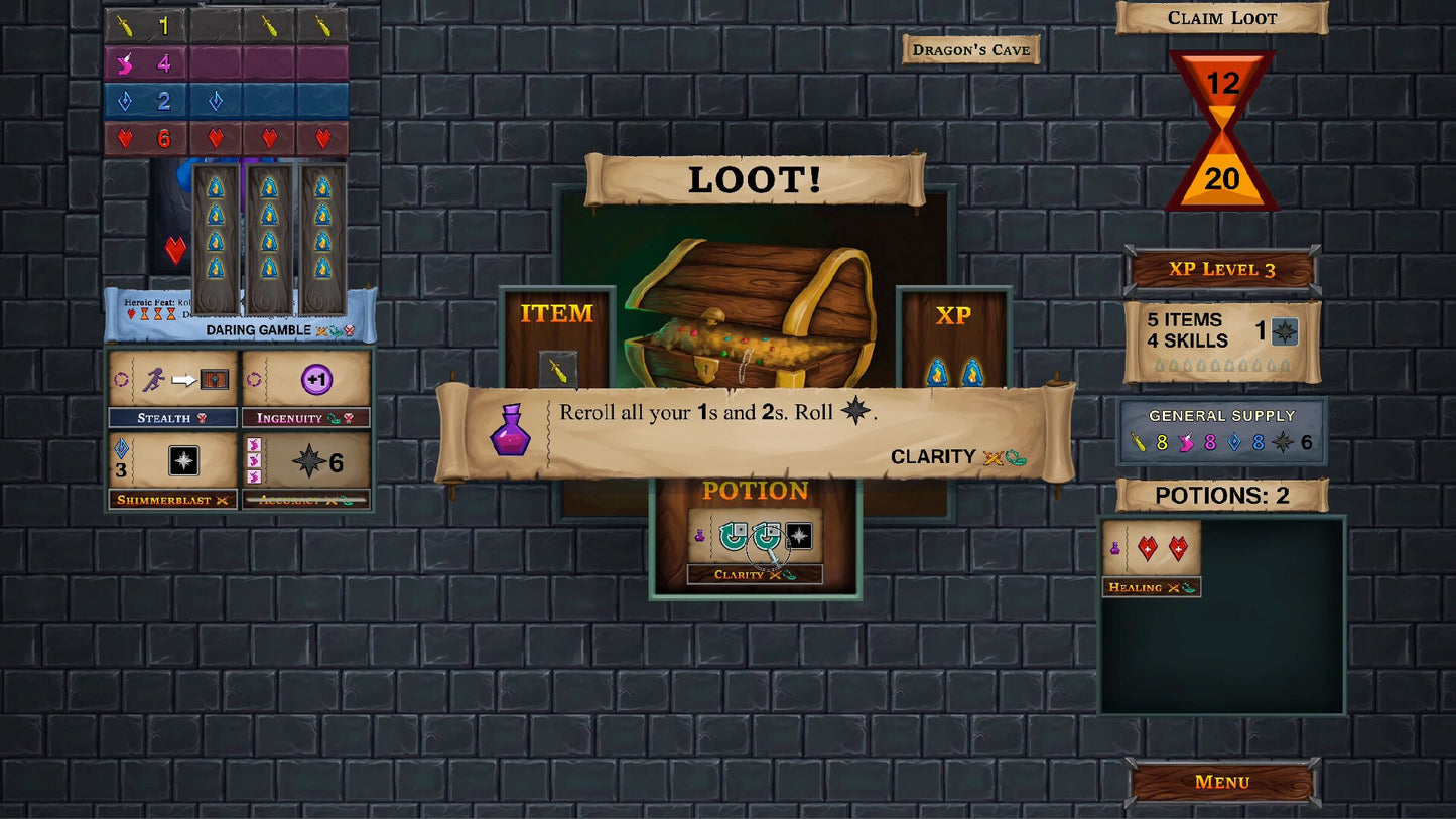 One Deck Dungeon Steam Key GLOBAL   - Handelabra Games Inc. [Email/Instant Delivery]
