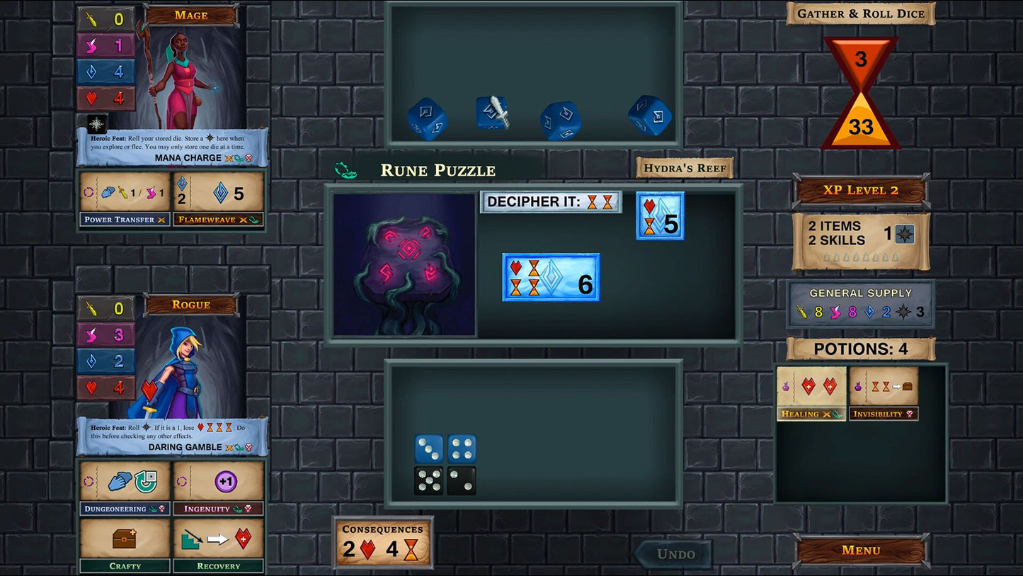 One Deck Dungeon Steam Key GLOBAL   - Handelabra Games Inc. [Email/Instant Delivery]