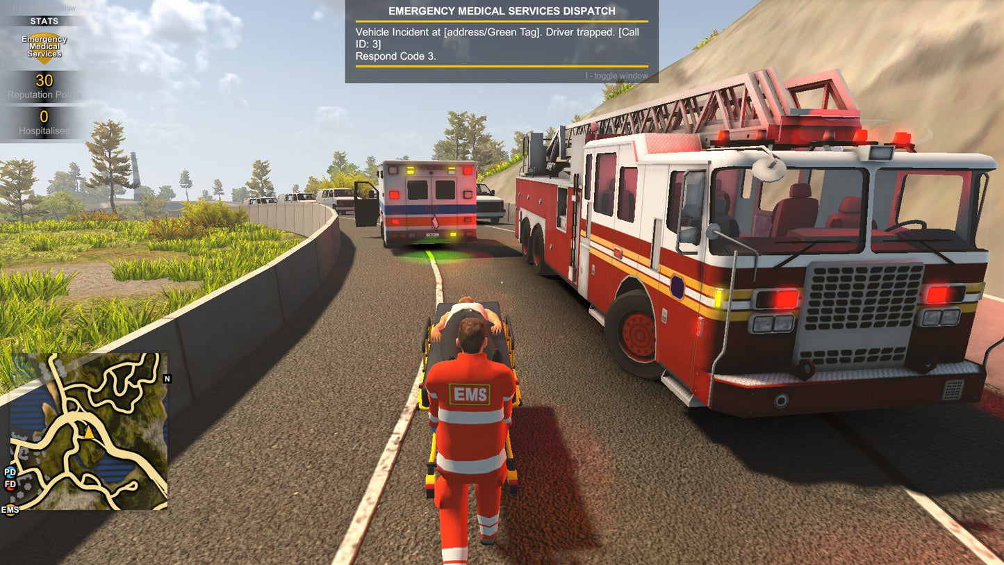 Flashing Lights - Police Fire EMS (PC) - Steam Key - GLOBAL   - Excalibur Games [Email/Instant Delivery]