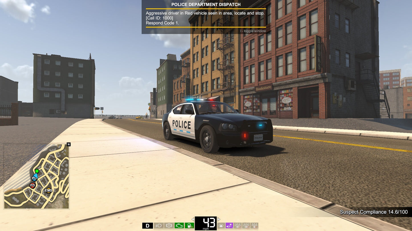 Flashing Lights - Police Fire EMS (PC) - Steam Key - GLOBAL   - Excalibur Games [Email/Instant Delivery]