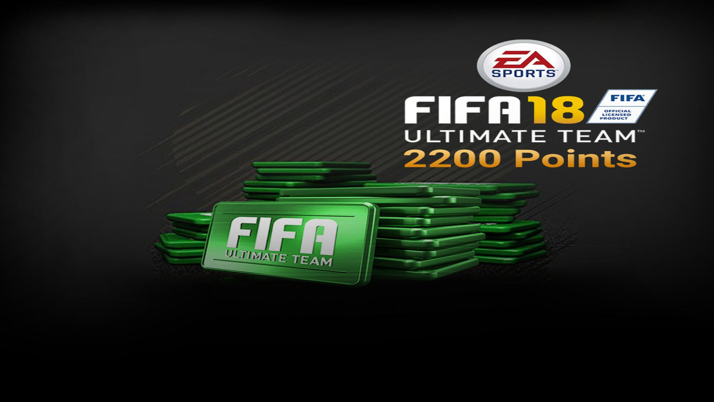FIFA 18 Ultimate Team EA App GLOBAL 2200 Points Key PC  [Email/Instant Delivery]
