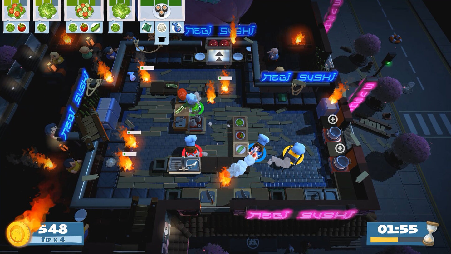 Overcooked! 2 (PC) - Steam Key - NORTH AMERICA   - Team17 [Email/Instant Delivery]