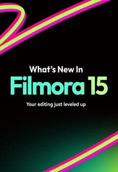 Wondershare Filmora 15 Video Editor (PC) (1 Device, Lifetime)  - Wondershare Key - GLOBAL  [Email/Instant Delivery]