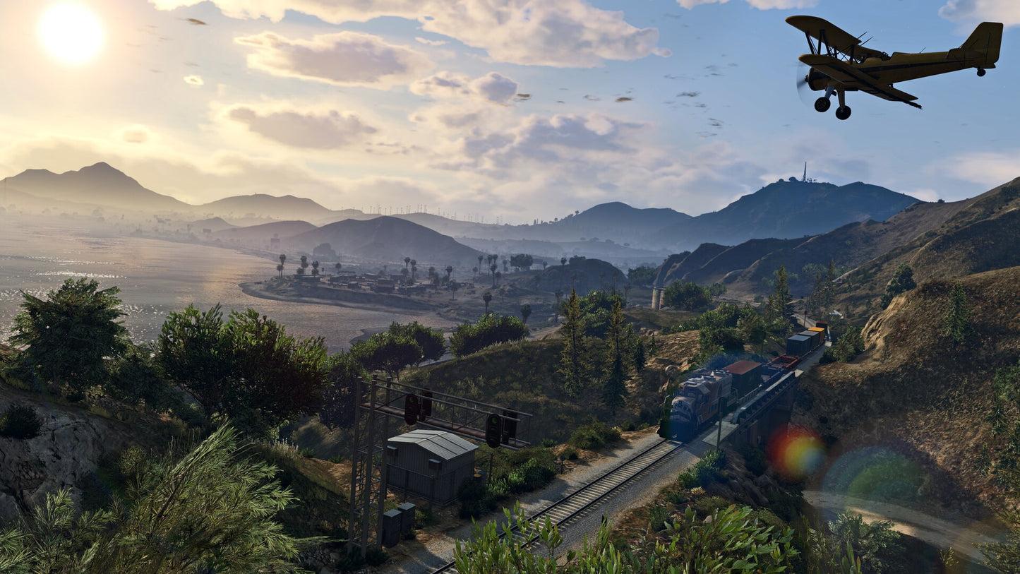 Grand Theft Auto V: Premium Online Edition & Megalodon Shark Card Bundle Rockstar Key GLOBAL   - Rockstar Games [Email/Instant Delivery]