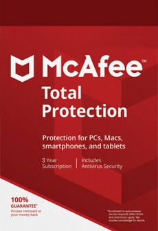 McAfee Total Protection Multidevice 1 Device 3 Years Key GLOBAL  [Email/Instant Delivery]