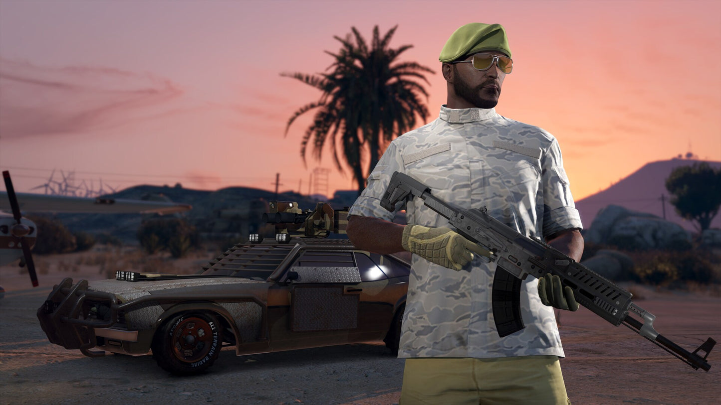 Grand Theft Auto V: Premium Online Edition & Great White Shark Card Bundle - Rockstar Key - GLOBAL   - Rockstar Games [Email/Instant Delivery]