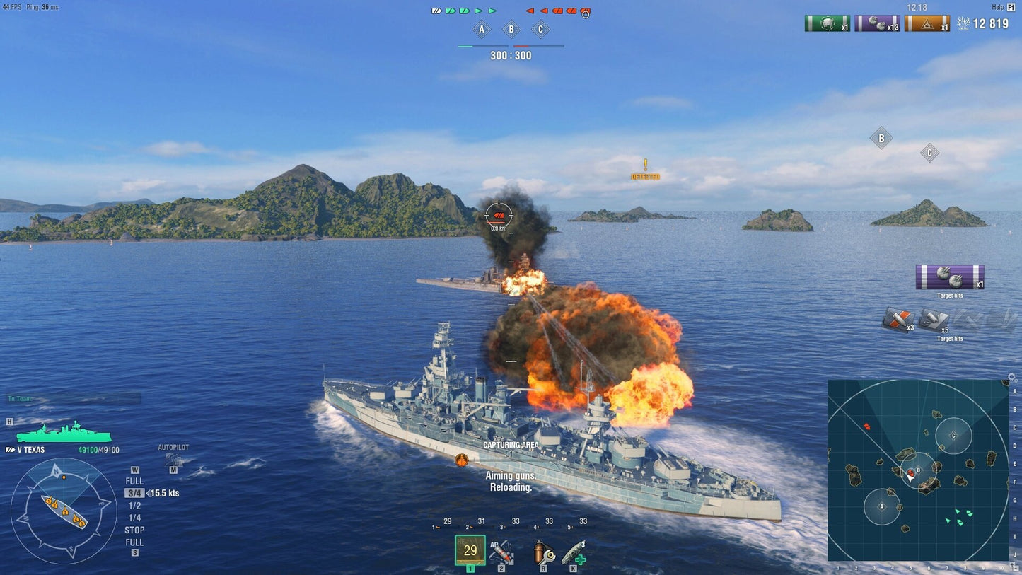 World of Warships - Texas Pack Steam Gift GLOBAL  [Email/Instant Delivery]