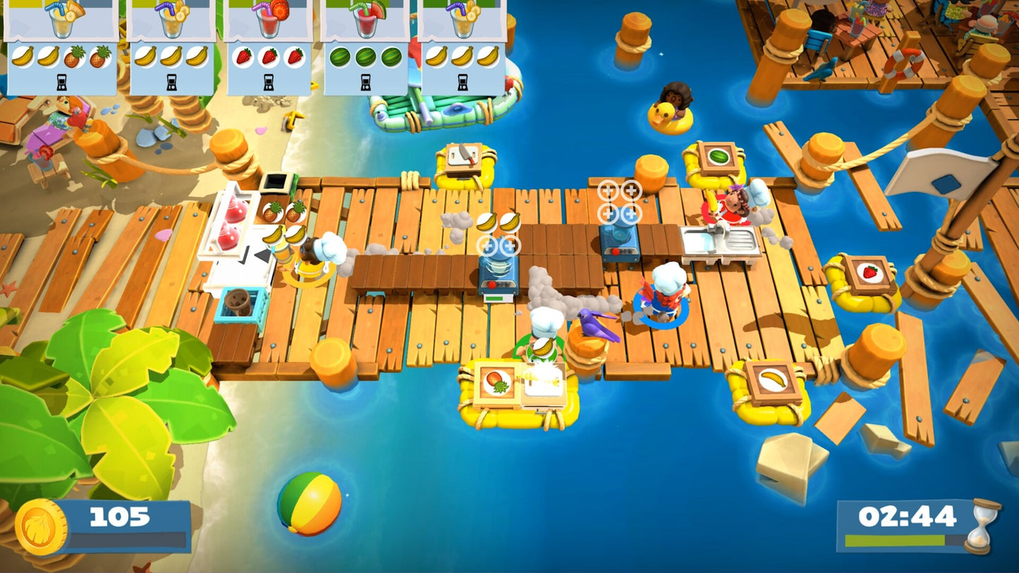Overcooked! 2 - Surf 'n' Turf (PC) - Steam Key - GLOBAL  [Email/Instant Delivery]