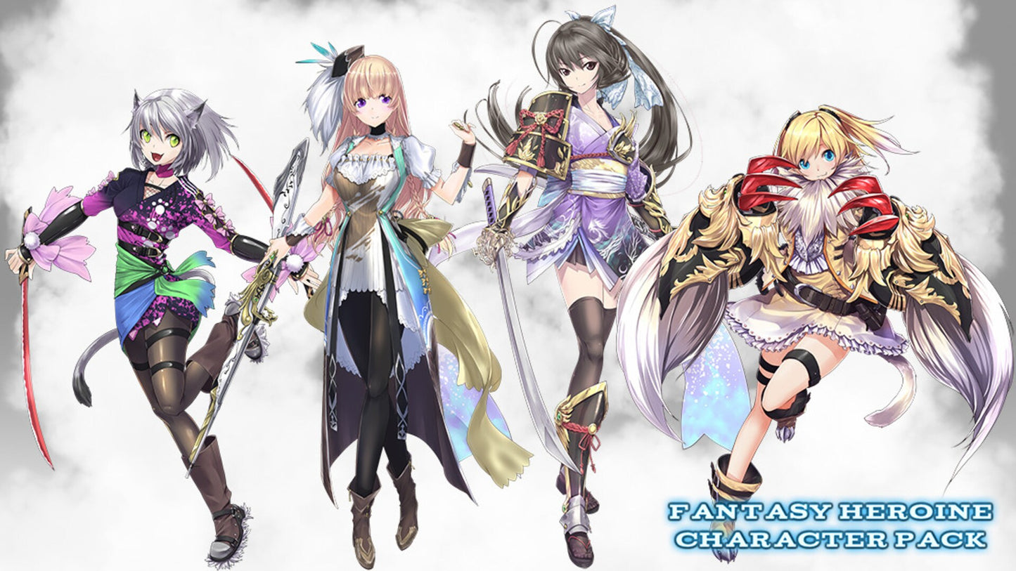 RPG Maker MV - Fantasy Heroine Character Pack Steam Key GLOBAL  [Email/Instant Delivery]