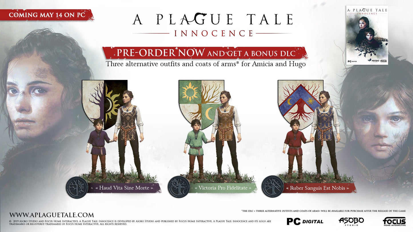 A Plague Tale: Innocence (PC) - Steam Key - GLOBAL   - Focus Home Interactive [Email/Instant Delivery]