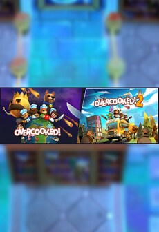 OVERCOOKED! 1 & 2 BUNDLE Steam Key GLOBAL   - Team17 [Email/Instant Delivery]