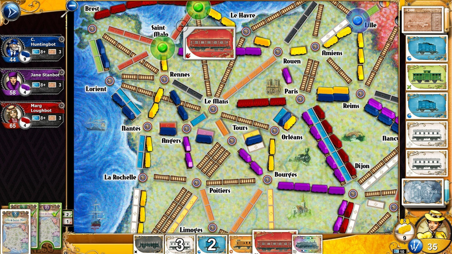 Ticket To Ride - France Steam Key GLOBAL   - Days of Wonder [Email/Instant Delivery]