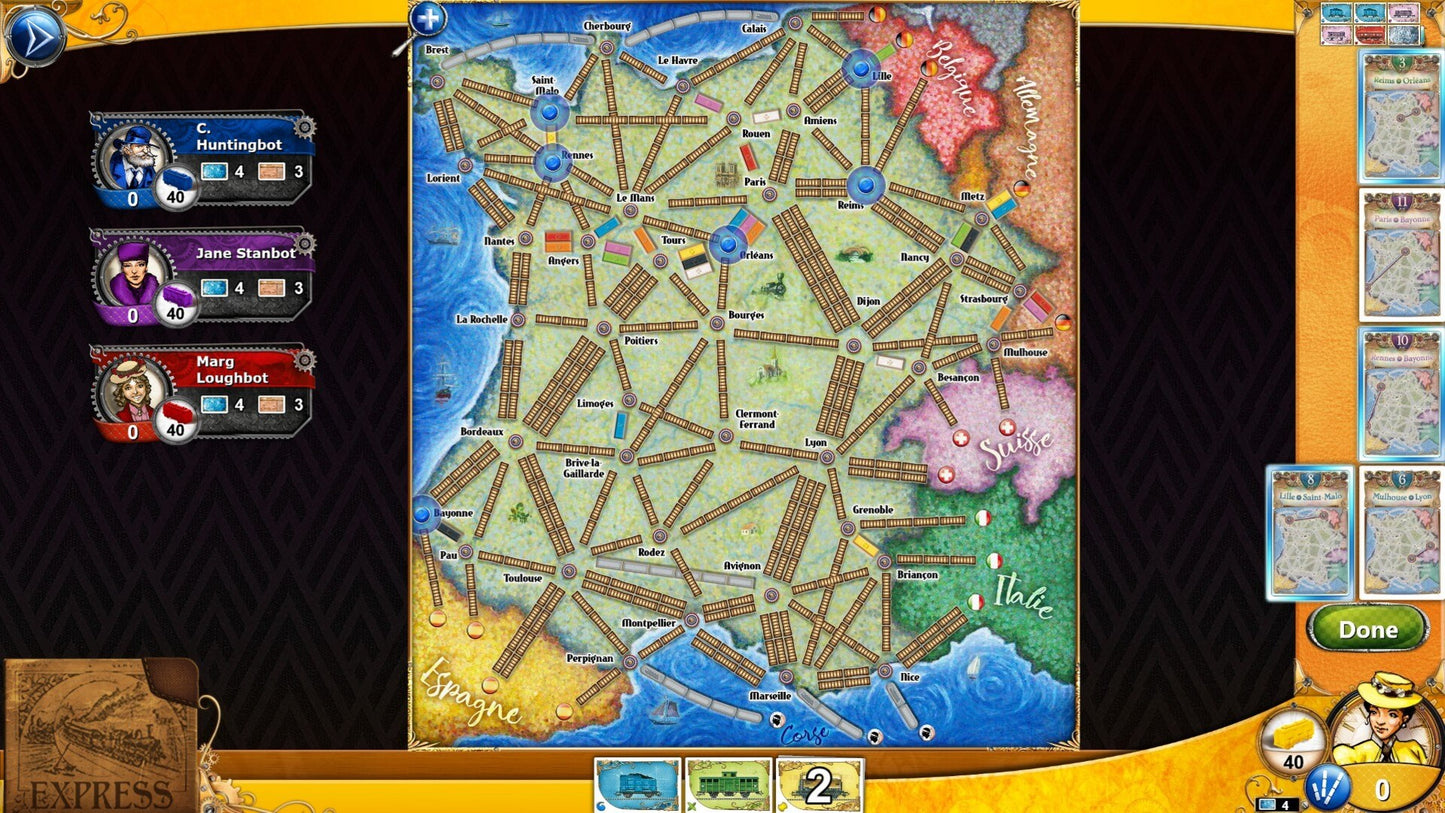 Ticket To Ride - France Steam Key GLOBAL   - Days of Wonder [Email/Instant Delivery]