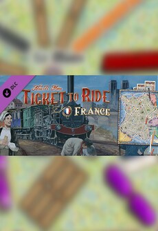 Ticket To Ride - France Steam Key GLOBAL   - Days of Wonder [Email/Instant Delivery]