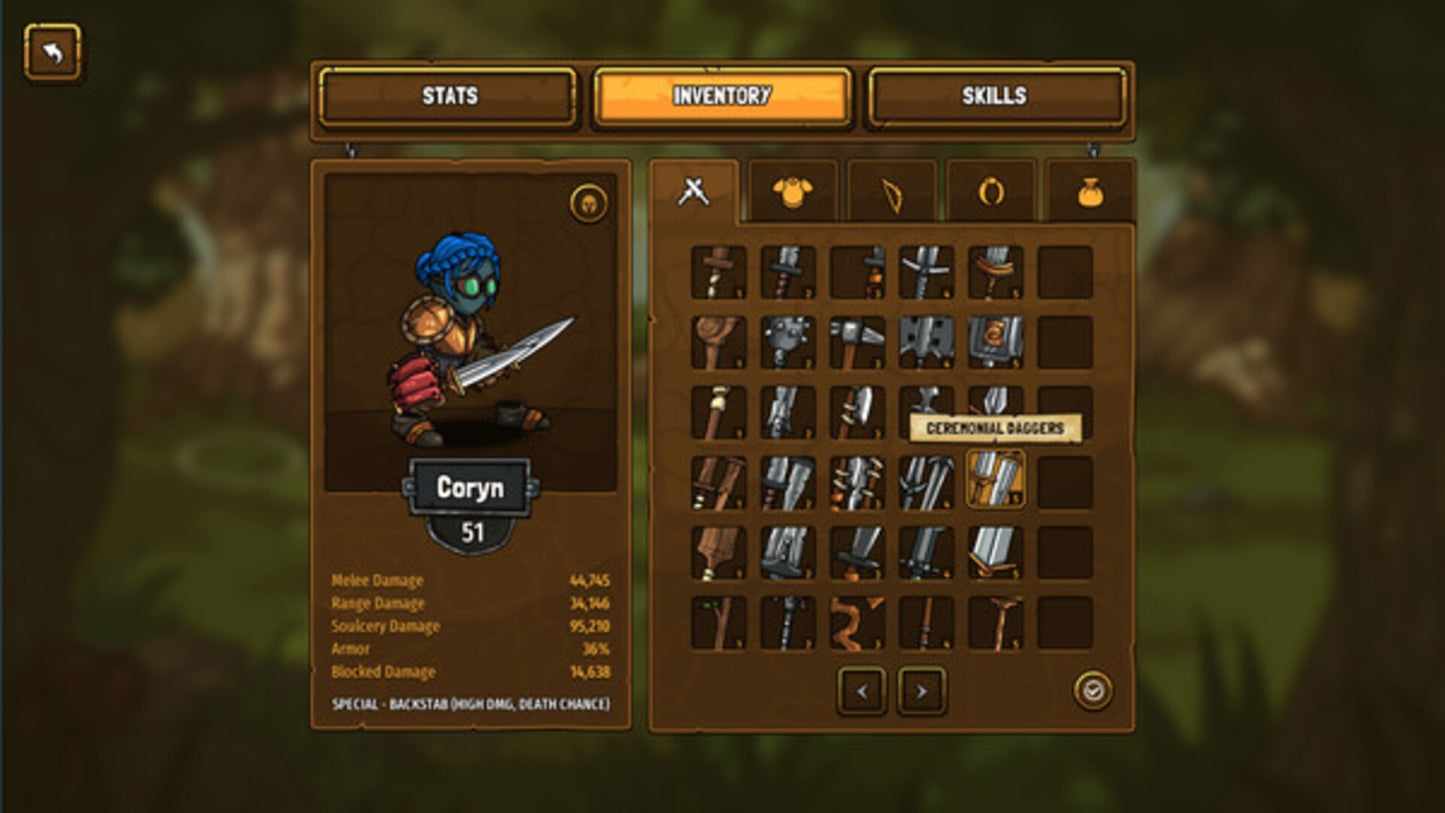Swords & Souls: Neverseen (PC) - Steam Gift - GLOBAL   - Armor Games [Email/Instant Delivery]