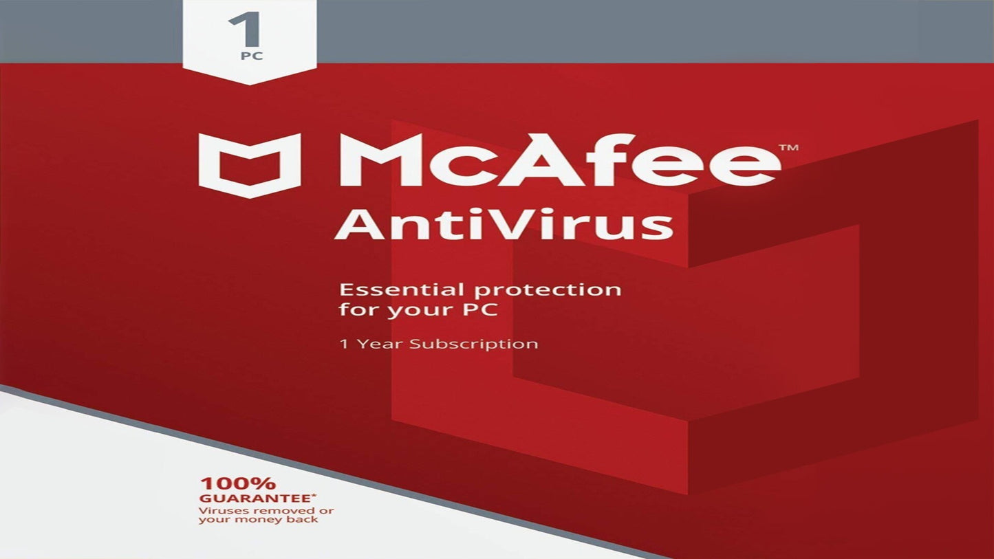 McAfee AntiVirus PC 1 Device 1 Year McAfee Key GLOBAL  [Email/Instant Delivery]