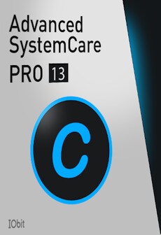 Advanced SystemCare 13 PRO (3 PC, 1 Year) - IObit Key - GLOBAL  [Email/Instant Delivery]