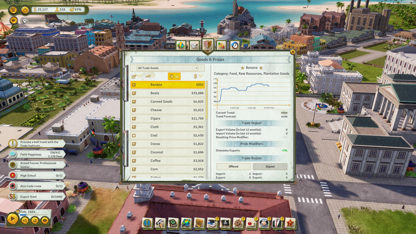 Tropico 6 - The Llama of Wall Street - Steam Key - GLOBAL   - Kalypso Media [Email/Instant Delivery]