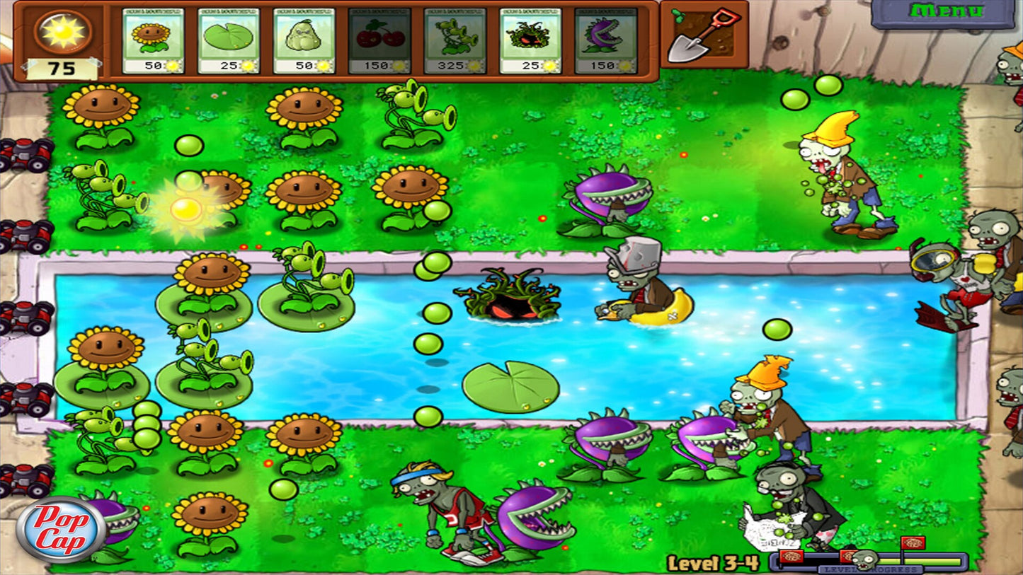 Plants vs. Zombies GOTY Edition (PC) - Steam Key - GLOBAL   - PopCap Games, Inc. [Email/Instant Delivery]