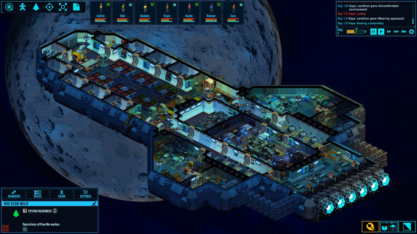 Space Haven (PC) - Steam Key - GLOBAL   - Bugbyte Ltd. [Email/Instant Delivery]