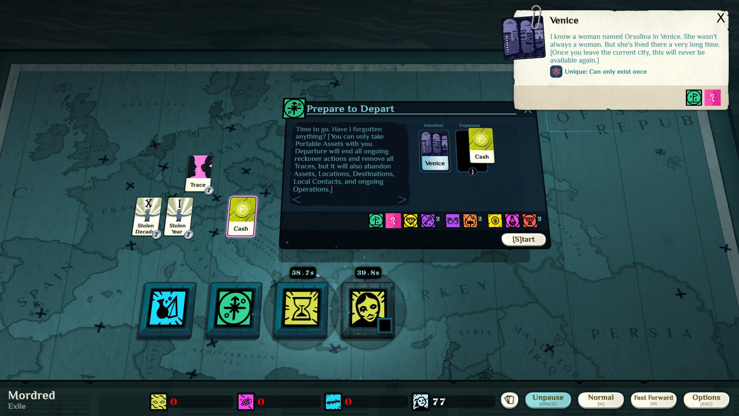 Cultist Simulator: The Exile (PC) - Steam Gift - GLOBAL  [Email/Instant Delivery]