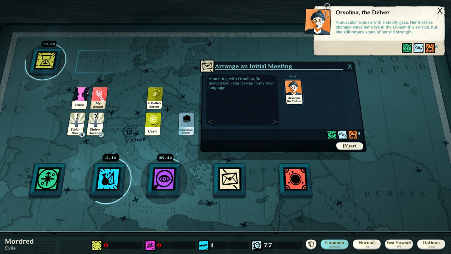 Cultist Simulator: The Exile (PC) - Steam Gift - GLOBAL  [Email/Instant Delivery]