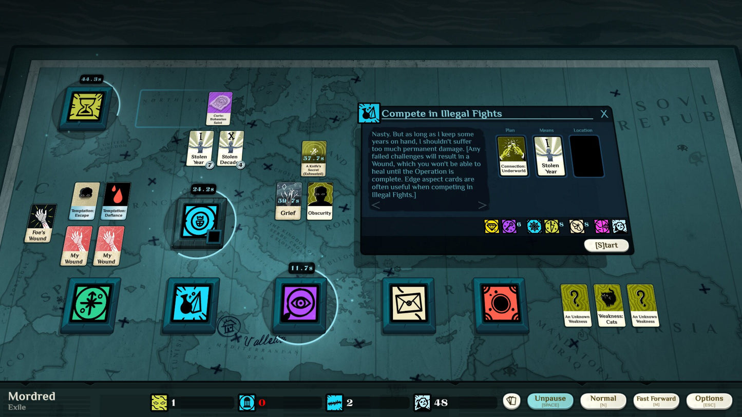Cultist Simulator: The Exile (PC) - Steam Gift - GLOBAL  [Email/Instant Delivery]