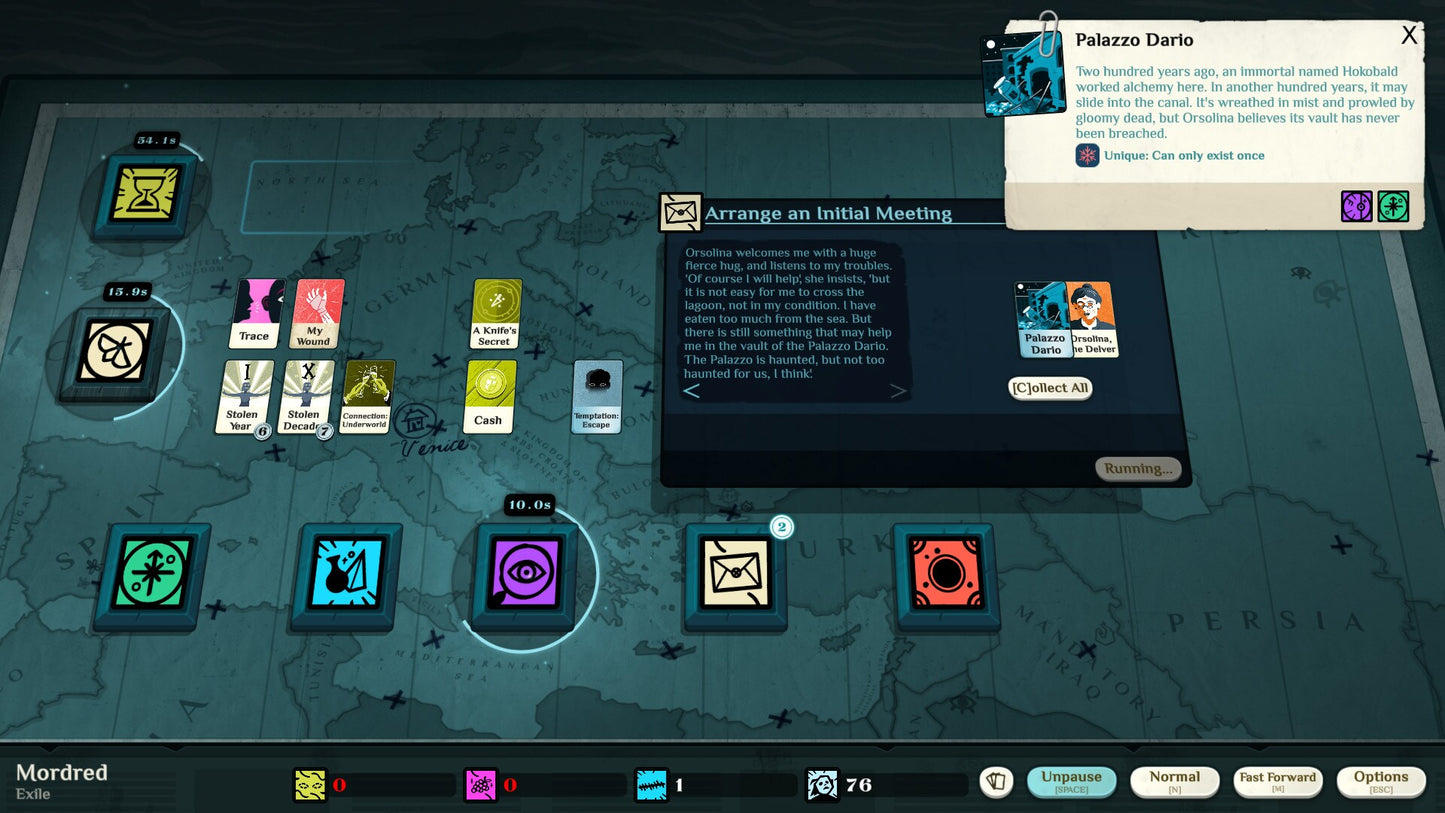 Cultist Simulator: The Exile (PC) - Steam Gift - GLOBAL  [Email/Instant Delivery]