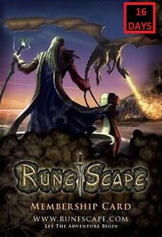 RuneScape Membership Timecard 16 Days (PC) - Runescape Key - GLOBAL  [Email/Instant Delivery]