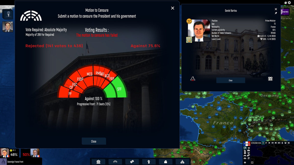 Geo-Political Simulator 2026 Edition (PC) - Steam Key - GLOBAL   - Eversim [Email/Instant Delivery]