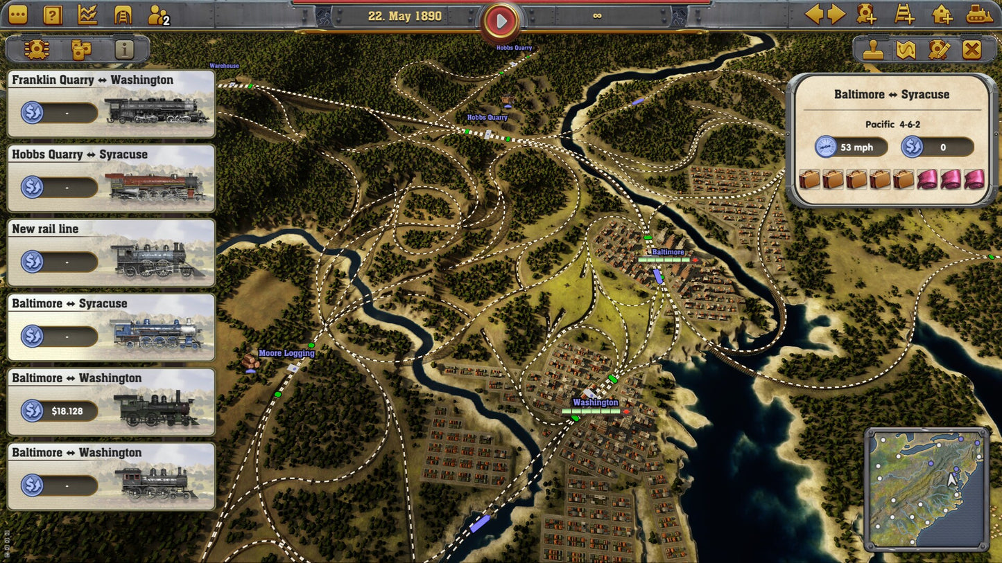 Railway Empire Complete Collection (PC) - Steam Key - GLOBAL   - Kalypso Media Digital [Email/Instant Delivery]
