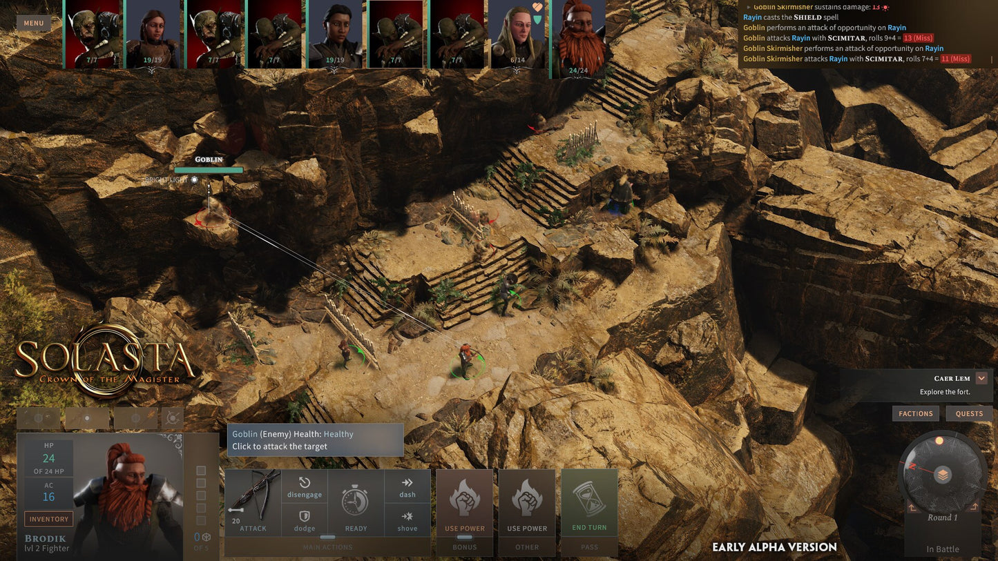 Solasta: Crown of the Magister (PC) - Steam Key - GLOBAL   - Tactical Adventures [Email/Instant Delivery]