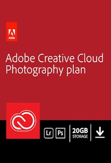 Adobe Creative Cloud Photography Plan Subscription (1 Month, 20 GB) - Adobe Key - GLOBAL  [Email/Instant Delivery]