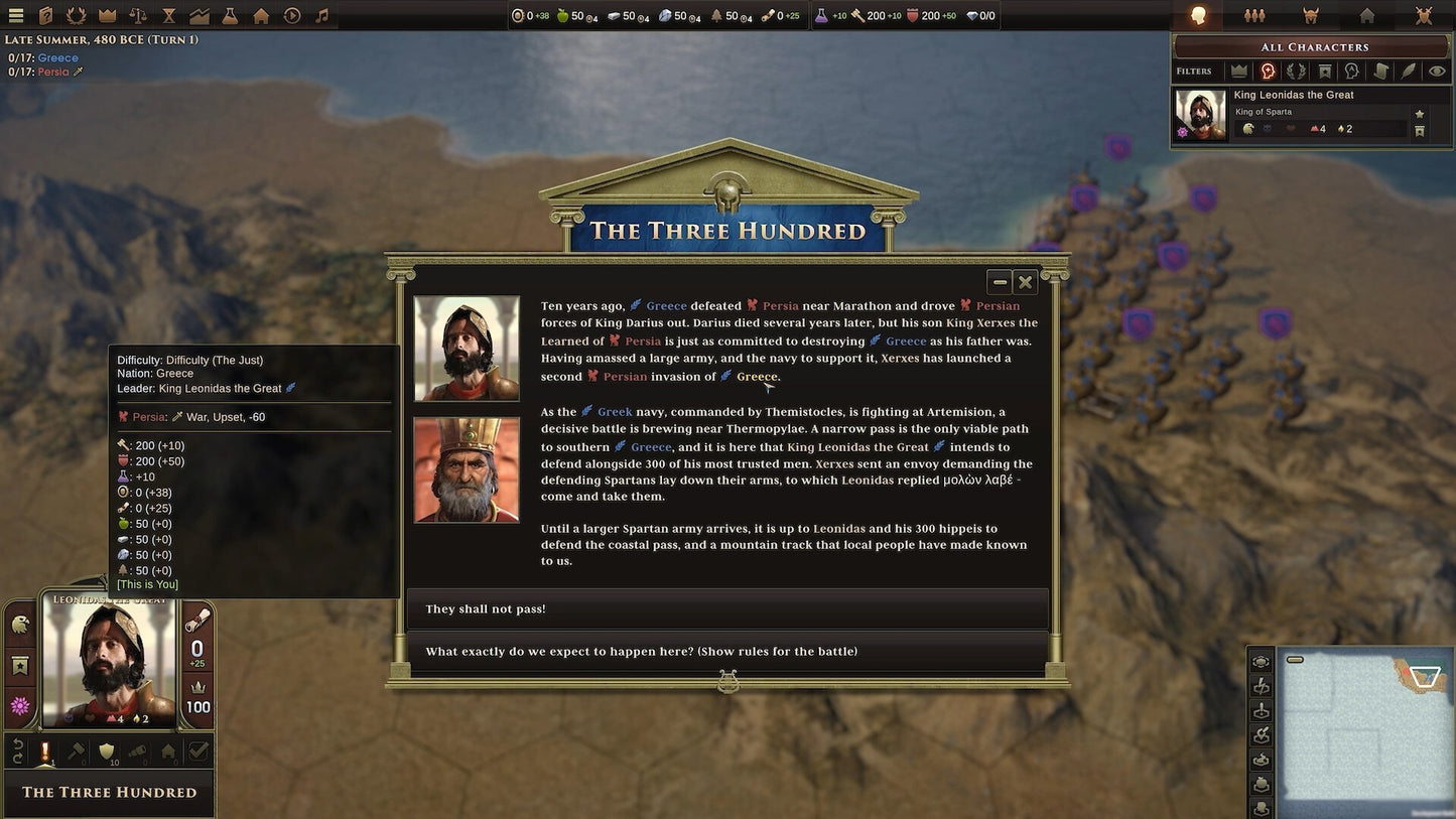 Old World - Heroes of the Aegean (PC) - Steam Key - GLOBAL   - Hooded Horse [Email/Instant Delivery]