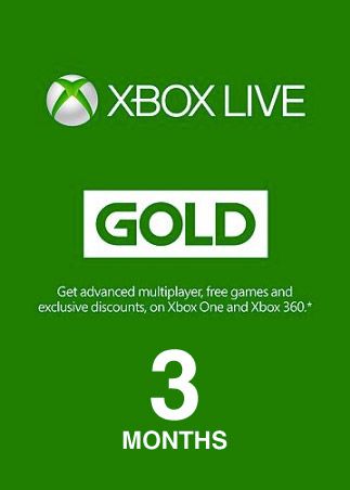 Xbox Live GOLD Subscription Card 3 Months Xbox Live GLOBAL   - Xbox Live [Email/Instant Delivery]