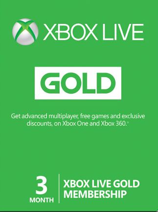 Xbox Live GOLD Subscription Card 3 Months Xbox Live GLOBAL   - Xbox Live [Email/Instant Delivery]