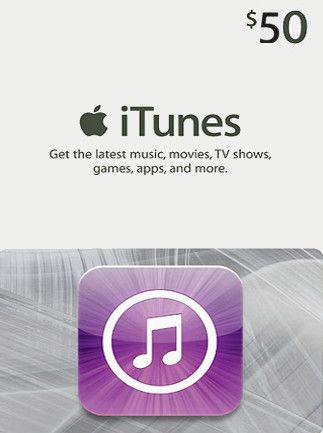 Apple iTunes Gift Card 50 USD - iTunes Key - United States   - Apple [Email/Instant Delivery]