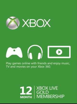 Xbox Live GOLD Subscription Card 12 Months Xbox Live EUROPE   - Xbox Live [Email/Instant Delivery]