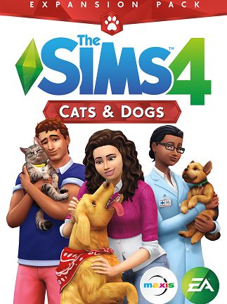 The Sims 4: Cats & Dogs Origin PC Key GLOBAL   - Origin [Email/Instant Delivery]
