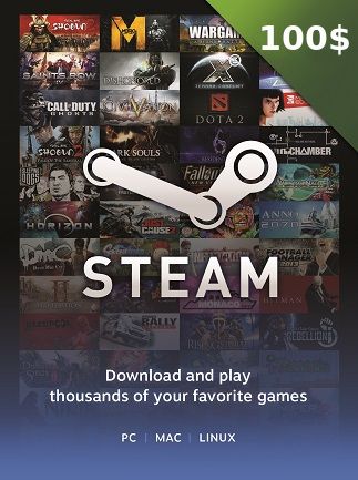 Steam Gift Card 100 USD - Steam Key - United States   - Steam [Email/Instant Delivery]