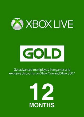 Xbox Live GOLD Subscription Card 12 Months Xbox Live GLOBAL   - Xbox Live [Email/Instant Delivery]